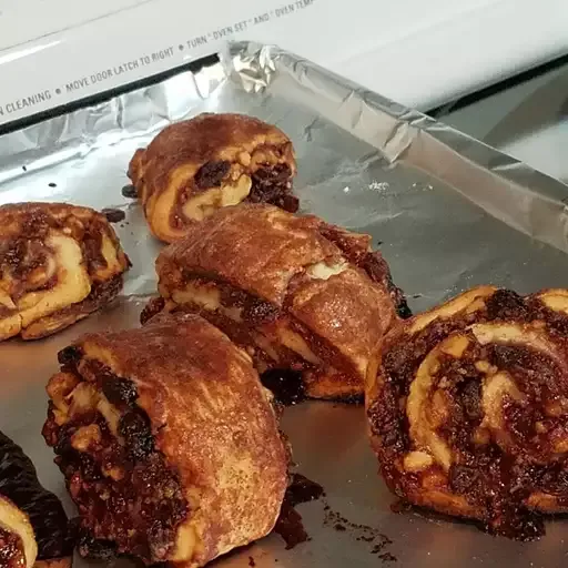 Raspberry and Apricot Rugelach