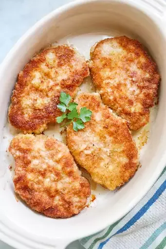 Breaded Baked Pork Chops