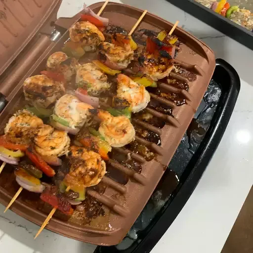 Garlic Shrimp Kabobs