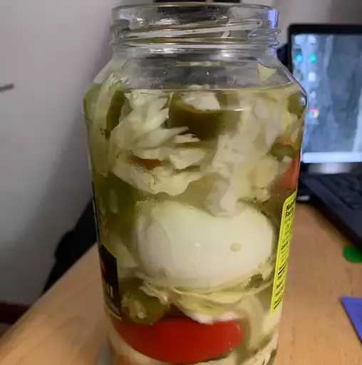 Garlic Pickled Eggs