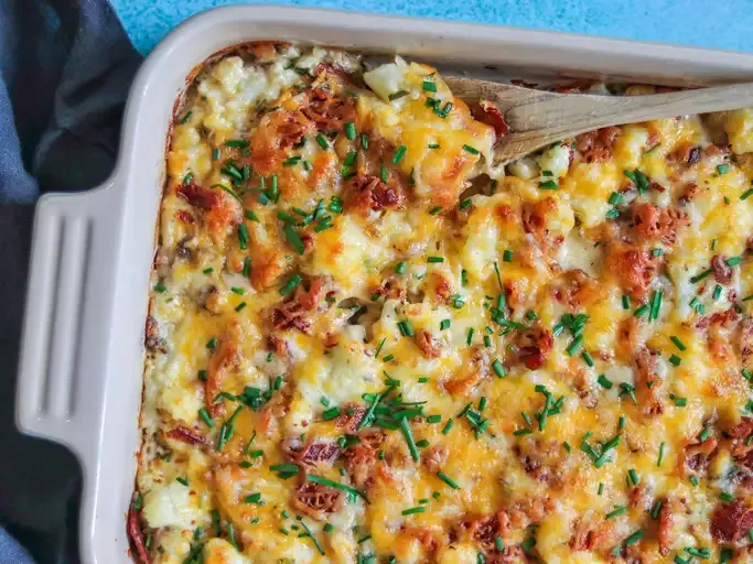 Loaded Cauliflower Casserole