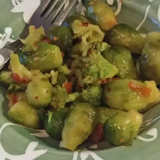 Broccoli and Brussels Sprout Delight