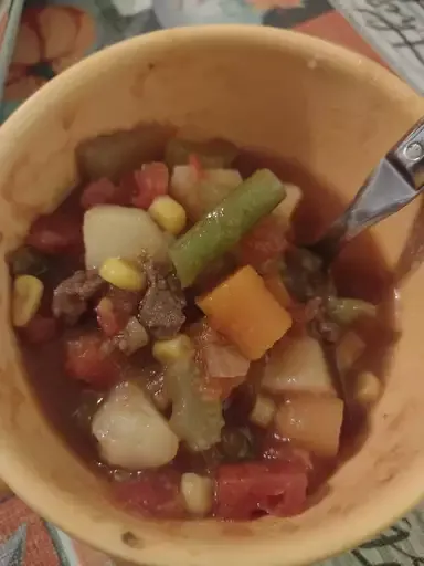 Dutch Oven Vegetable Beef Soup