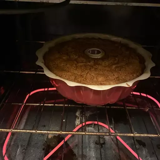 Apple Cake with Caramel Glaze