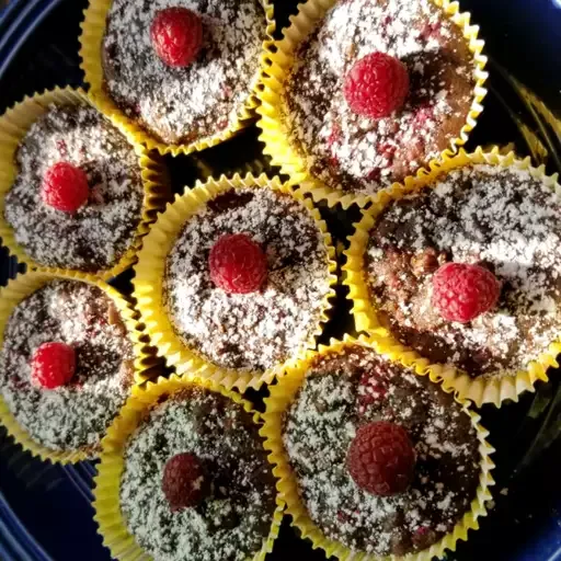 Zucchini Raspberry Cupcakes