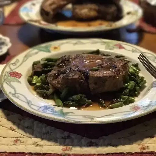 Rosemary and Garlic Simmered Pork Chops