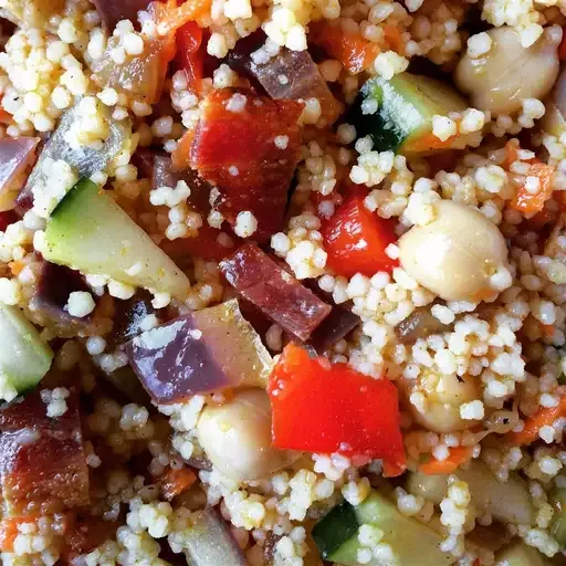 Curried Couscous Salad with Bacon