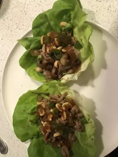 Ground Turkey Lettuce Wraps