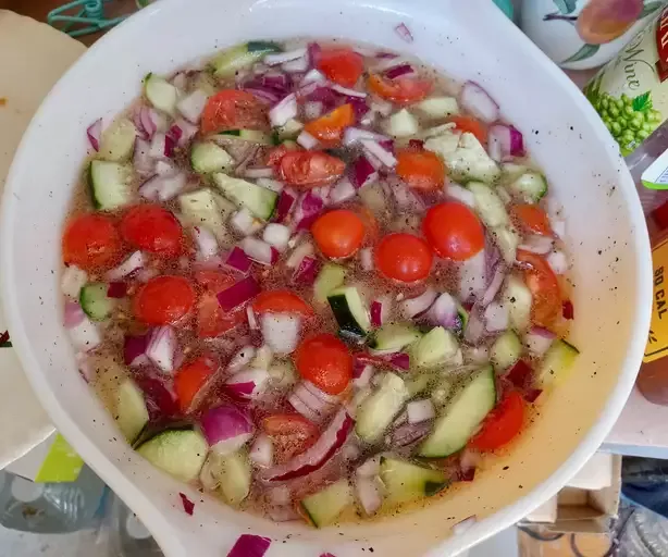 Cucumber Tomato Salad