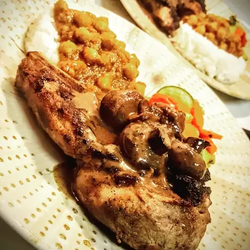 Coriander- and Cumin-Rubbed Pork Chops