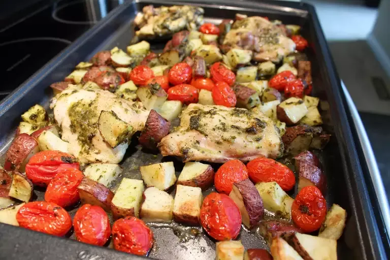 Pesto Chicken Bake