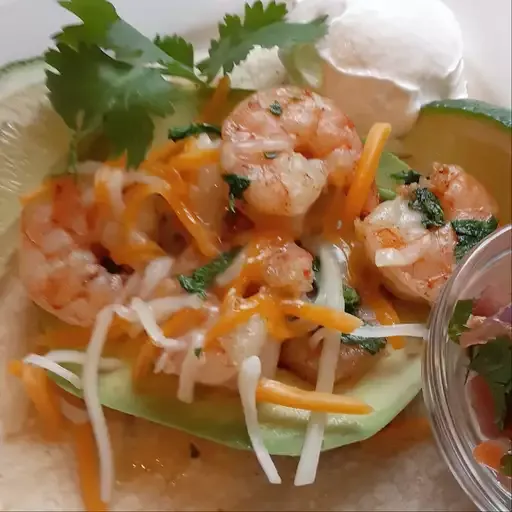 Cilantro Shrimp Tacos