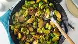 Skillet-Braised Brussels Sprouts