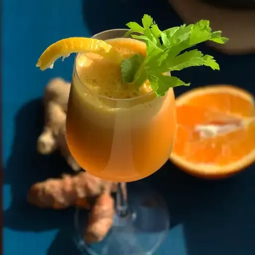 Citrus, Turmeric, and Ginger Juice