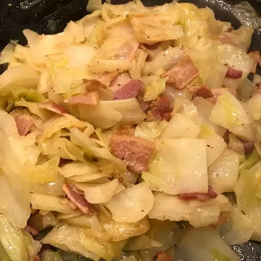 Southern Fried Smothered Cabbage