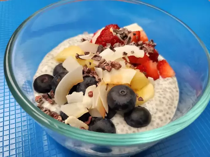 Banana Split Chia Seed Pudding