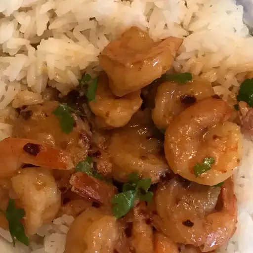 Sizzling Sherry Shrimp with Garlic