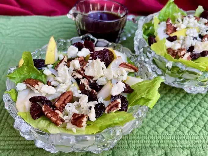 Cherry, Pear, and Pecan Salad