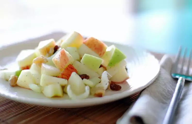 Waldorf Salad with Walnut Oil Vinaigrette