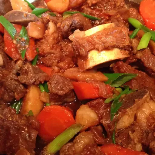 Korean Beef Short Rib Stew (Galbi Jjim)