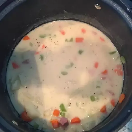 Healthier Delicious Ham and Potato Soup