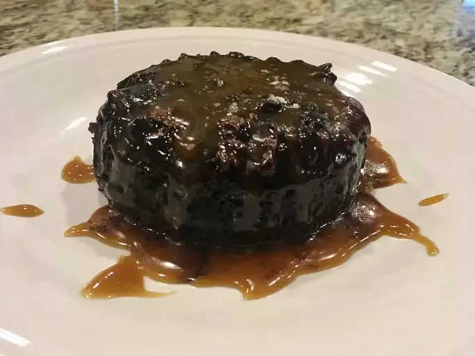 Mexican Chocolate/Salted Caramel Cake in a Mug