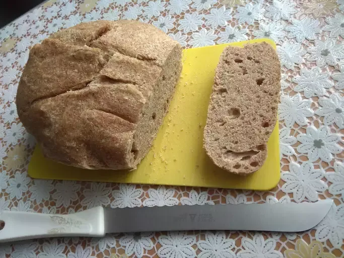 Dutch Oven Whole Wheat Bread