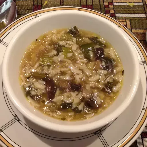 Mushroom and Leek Soup