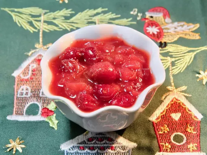 Holiday Cranberry and Apple Compote