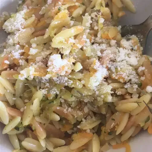 Lemon Orzo Primavera