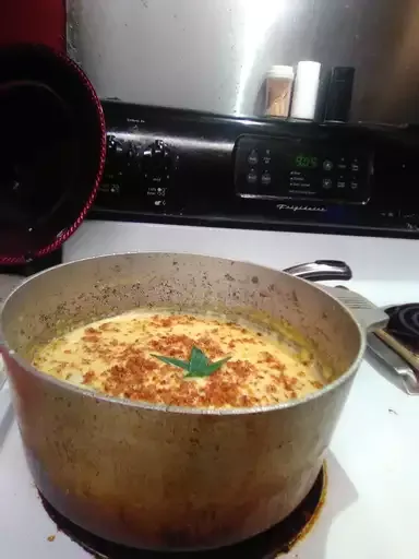 Cheesy Potato Leek Soup