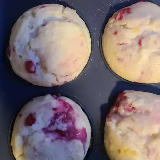 Raspberry Lemon Muffins