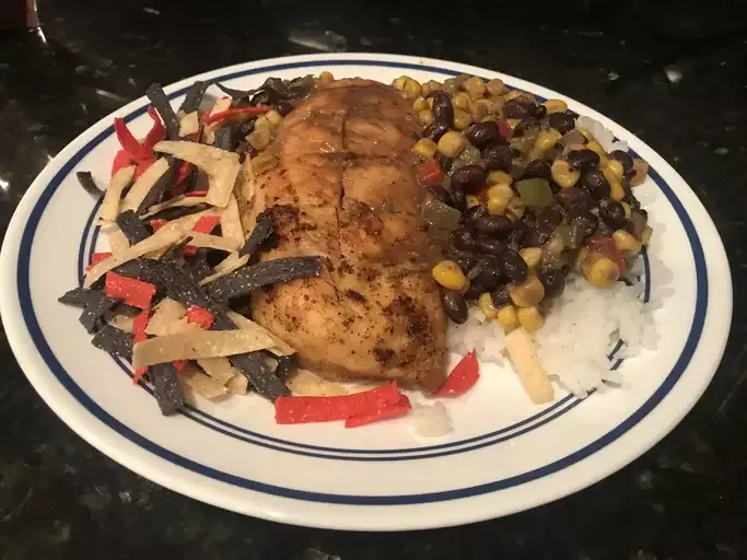 Fiesta Chicken and Black Beans