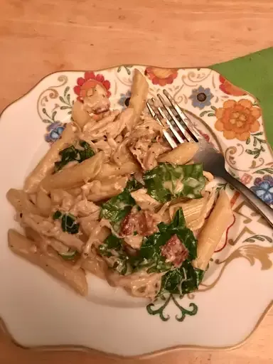 Pasta Carbonara with Chicken