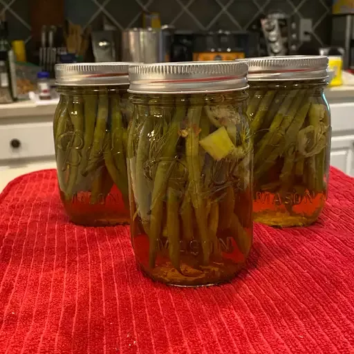 Crisp Pickled Green Beans