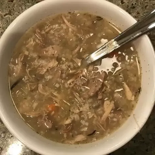 Classic Turkey and Rice Soup