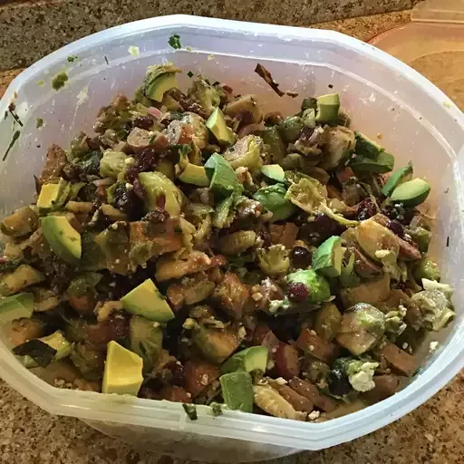 Hillshire Farm Smoked Sausage and Brussels Sprout Salad