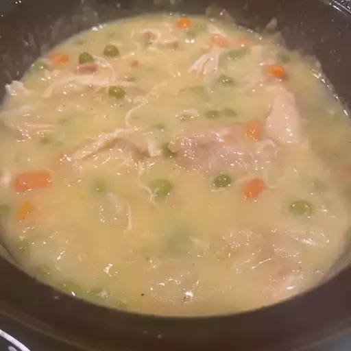 Healthier Slow Cooker Chicken and Dumplings