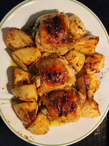 Greek Lemon Chicken and Potatoes