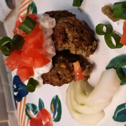 Sean's Falafel and Cucumber Sauce