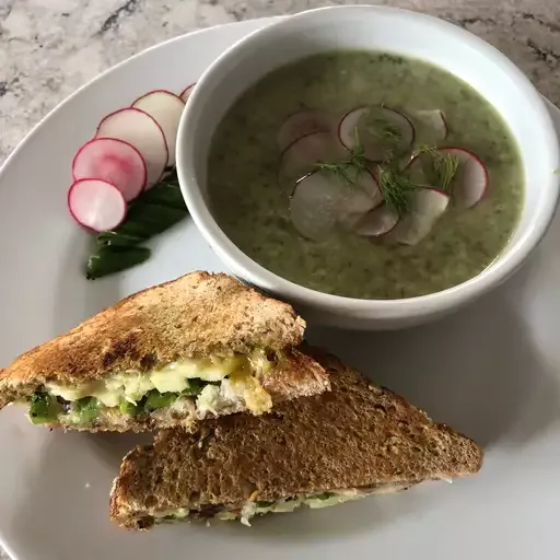 Radish Top Soup