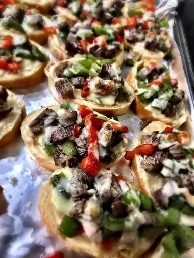 Mini Philly Cheesesteaks