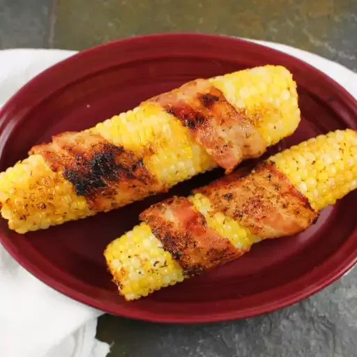 Grilled Bacon-Wrapped Corn on the Cob