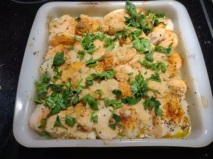 Seafood Bake for Two