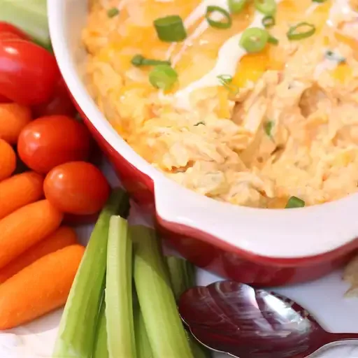 Healthier Buffalo Chicken Dip