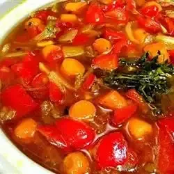 Spicy Red Bell Pepper Soup