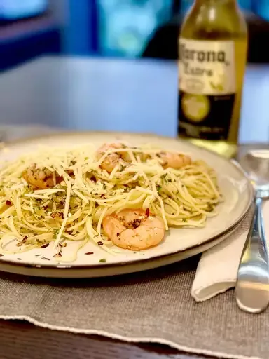 Simple Garlic Shrimp