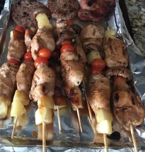 Sweet Teriyaki Beef Skewers