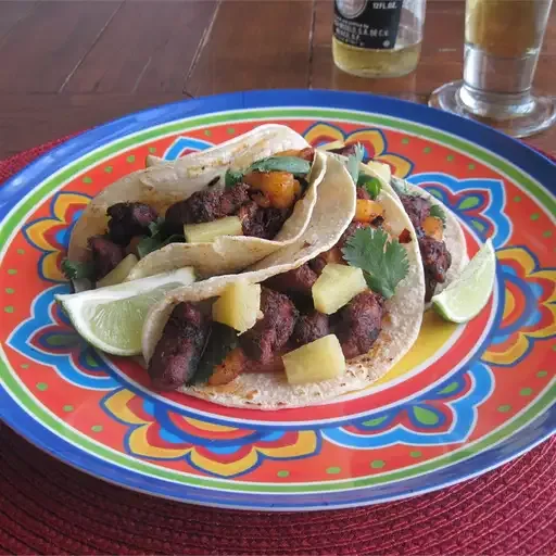 Home-style Tacos al Pastor (Chile and Pineapple Pork Tacos)