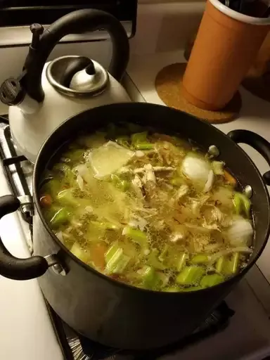 Grandpa's Garden Chicken Soup